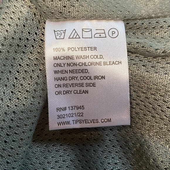 Unisex Tipsy Elves Pro Windbreaker Jacket L NWT - Picture 10 of 16